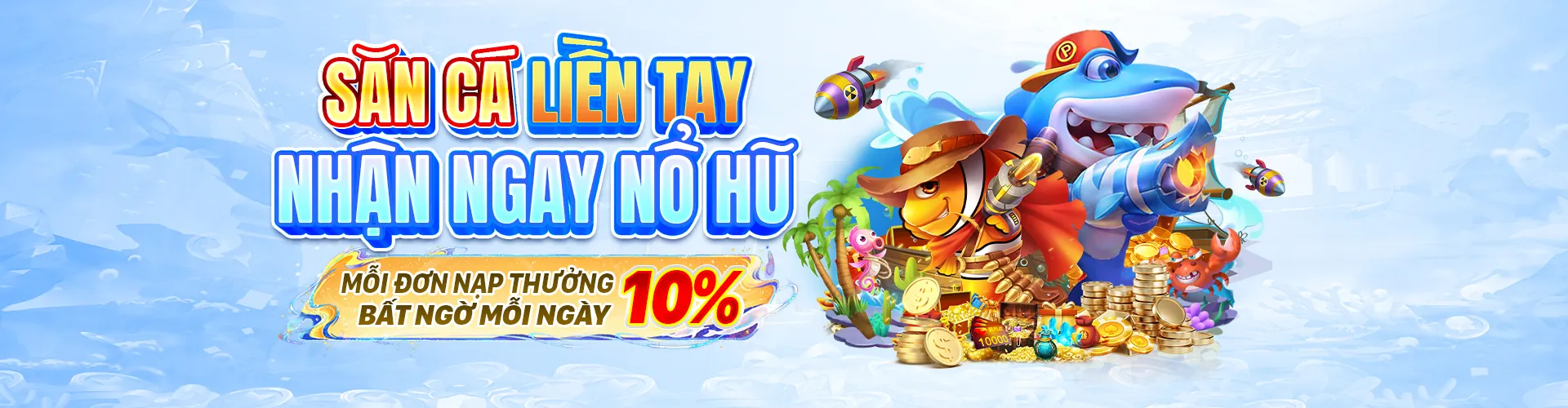 Hình ảnh game Bắn Cá 8dayvn với nhiều loại cá và hiệu ứng đẹp mắt